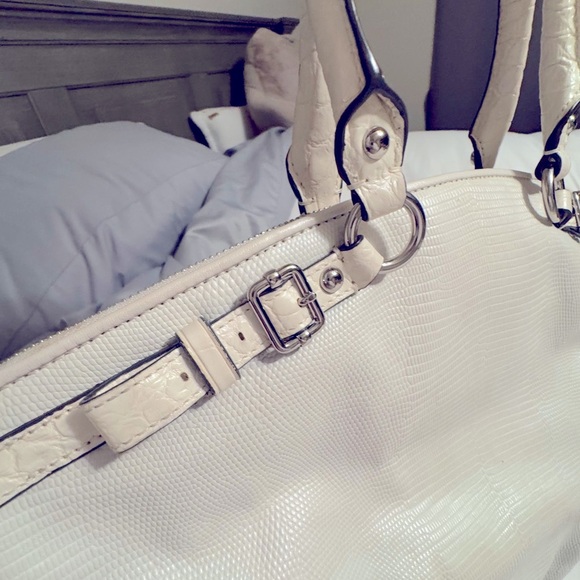 Coach Exotic white satchel crossbody bag #19635 - Picture 10 of 15